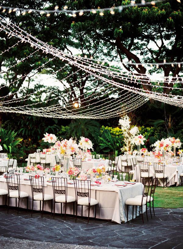 Outdoor Wedding Reception Ideas - Dipped In Lace