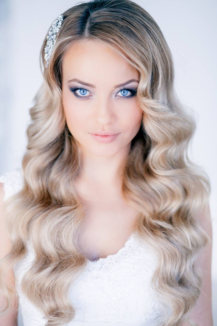 94 Cute Simple Hairstyle For Long Hair For Wedding with Simple Makeup