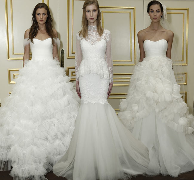 Marchesa Bridal Fall 2015 / Winter 2016 Wedding Dress Collection