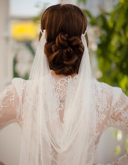 Updos For Weddings With Veil