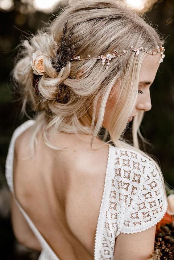 Wedding Hairstyles 2021 - Dipped In Lace